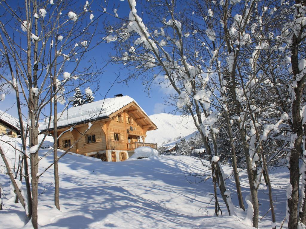 ル・グラン・ボルナン Luxurious Chalet In Le Chinaillon With Saunaヴィラ エクステリア 写真